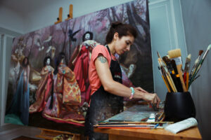 Daniela Kovačić “Desde mi pintura, puedo reflexionar y ojalá produzca un eco en algunas mentes”